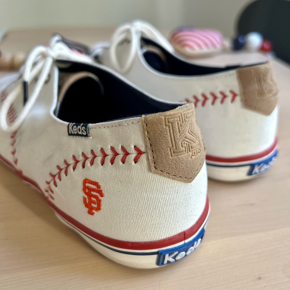 Women’s San Francisco Giants MLB Pennant Keds size 11 Sneakers